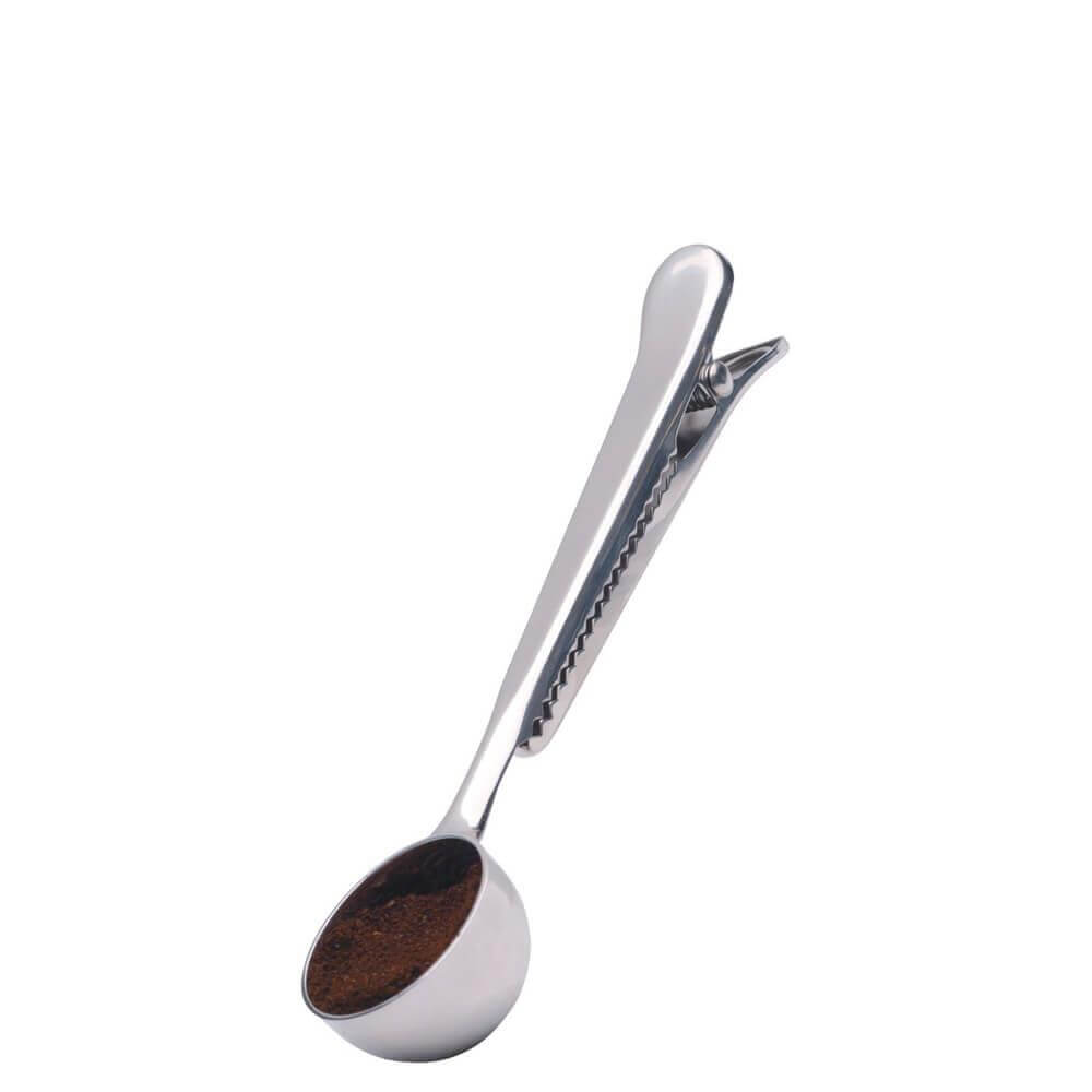 La Cafetiere Stainless Steel Coffee Measuring Spoon and Bag Clip